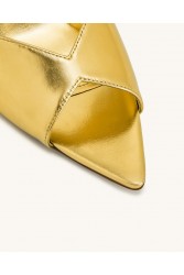 JW PEI Ellie Sphere Heel Mules - Gold