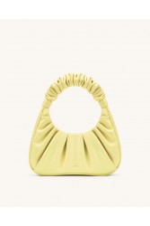 JW PEI Gabbi Ruched Hobo Handbag - Light Yellow