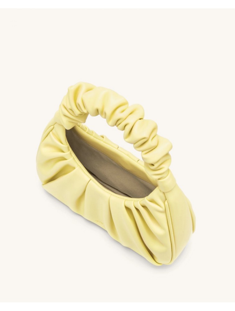 JW PEI Gabbi Ruched Hobo Handbag - Light Yellow