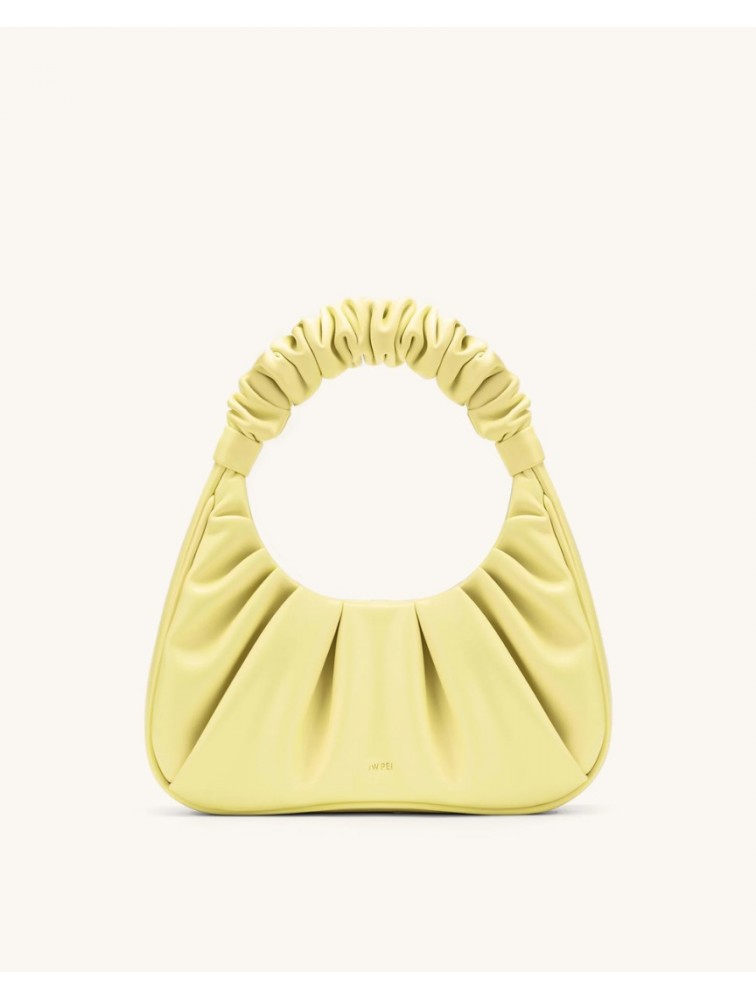 JW PEI Gabbi Ruched Hobo Handbag - Light Yellow