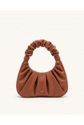 JW PEI Gabbi Ruched Hobo Handbag - Nutella