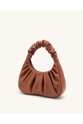 JW PEI Gabbi Ruched Hobo Handbag - Nutella
