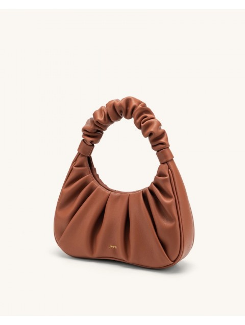 JW PEI Gabbi Ruched Hobo Handbag - Nutella Καφέ Τσάντα Χειρός 