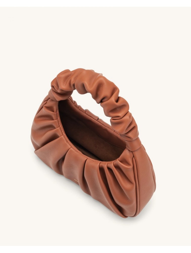 JW PEI Gabbi Ruched Hobo Handbag - Nutella