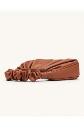 JW PEI Gabbi Ruched Hobo Handbag - Nutella