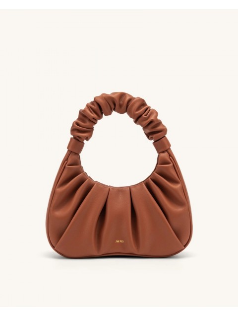 JW PEI Gabbi Ruched Hobo Handbag - Nutella Καφέ Τσάντα Χειρός 