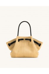 JW PEI Hana Medium Faux Straw Tote Bag - Brown