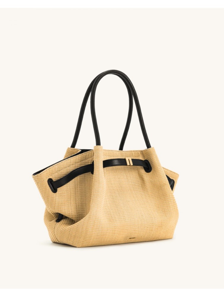 JW PEI Hana Medium Faux Straw Tote Bag - Brown