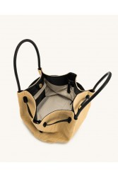 JW PEI Hana Medium Faux Straw Tote Bag - Brown