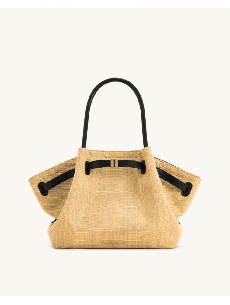 JW PEI Hana Medium Faux Straw Tote Bag - Brown