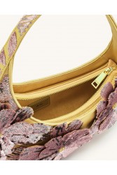 JW PEI Harlee Sequin Shoulder Bag - Pink Ροζ Παγέτα Τσάντα Ώμου