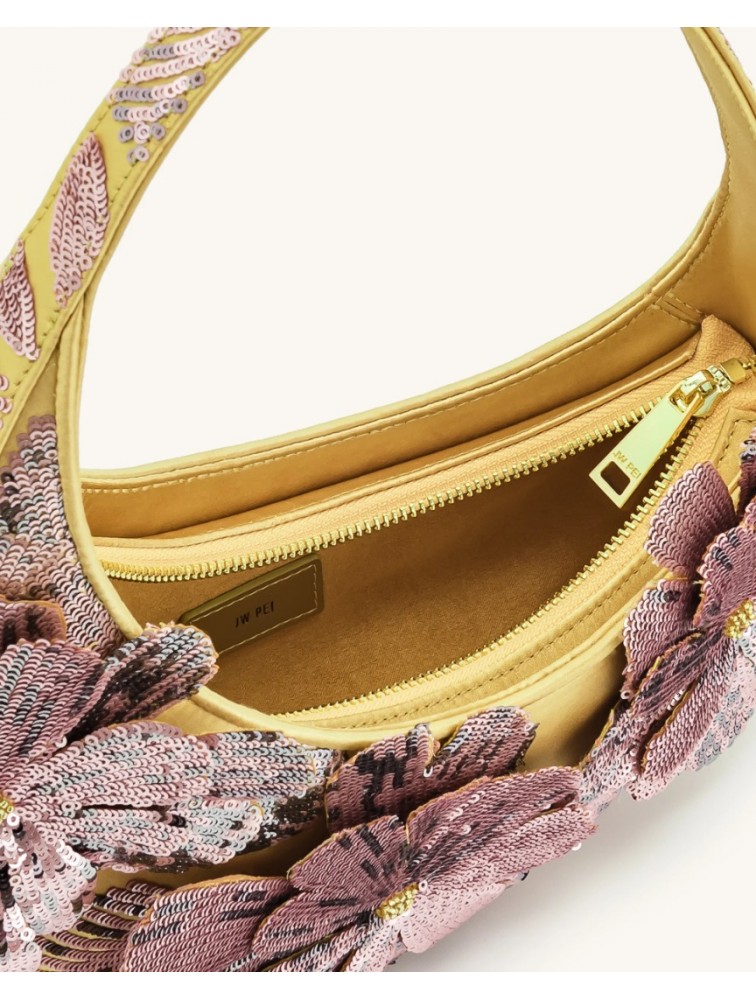 JW PEI Harlee Sequin Shoulder Bag - Pink Ροζ Παγέτα Τσάντα Ώμου