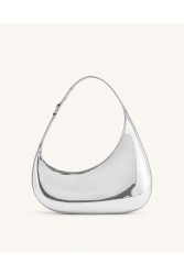 JW PEI Harlee Shoulder Bag - Silver Ασημί Τσάντα Ώμου