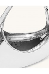 JW PEI Harlee Shoulder Bag - Silver Ασημί Τσάντα Ώμου