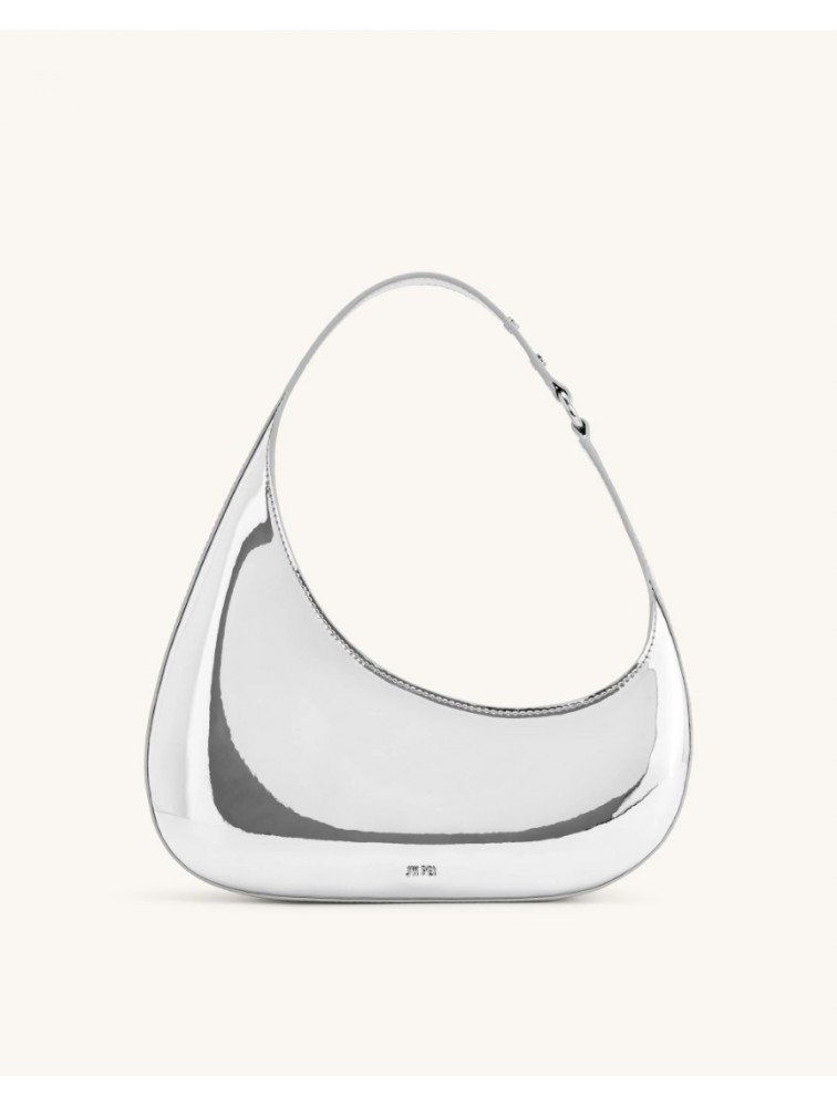 JW PEI Harlee Shoulder Bag - Silver Ασημί Τσάντα Ώμου