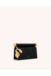 JW PEI Holly Metal Pendant Embellished Clutch - Black