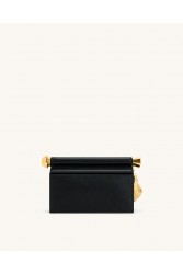 JW PEI Holly Metal Pendant Embellished Clutch - Black