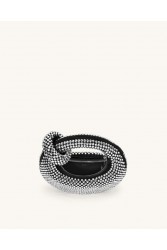 JW PEI Abacus Artificial Crystal Mini Top Handle Bag - Black Μαύρη Τσάντα Χειρός με Κρύσταλλα