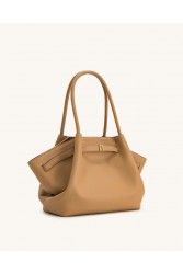 JW PEI Hana Medium Tote Bag - Latte Color Μπεζ Tote Τσάντα