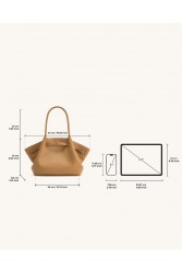 JW PEI Hana Medium Tote Bag - Latte Color Μπεζ Tote Τσάντα