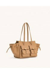 JW PEI Linda Tote Bag - Latte Color Μπεζ Tote Τσάντα