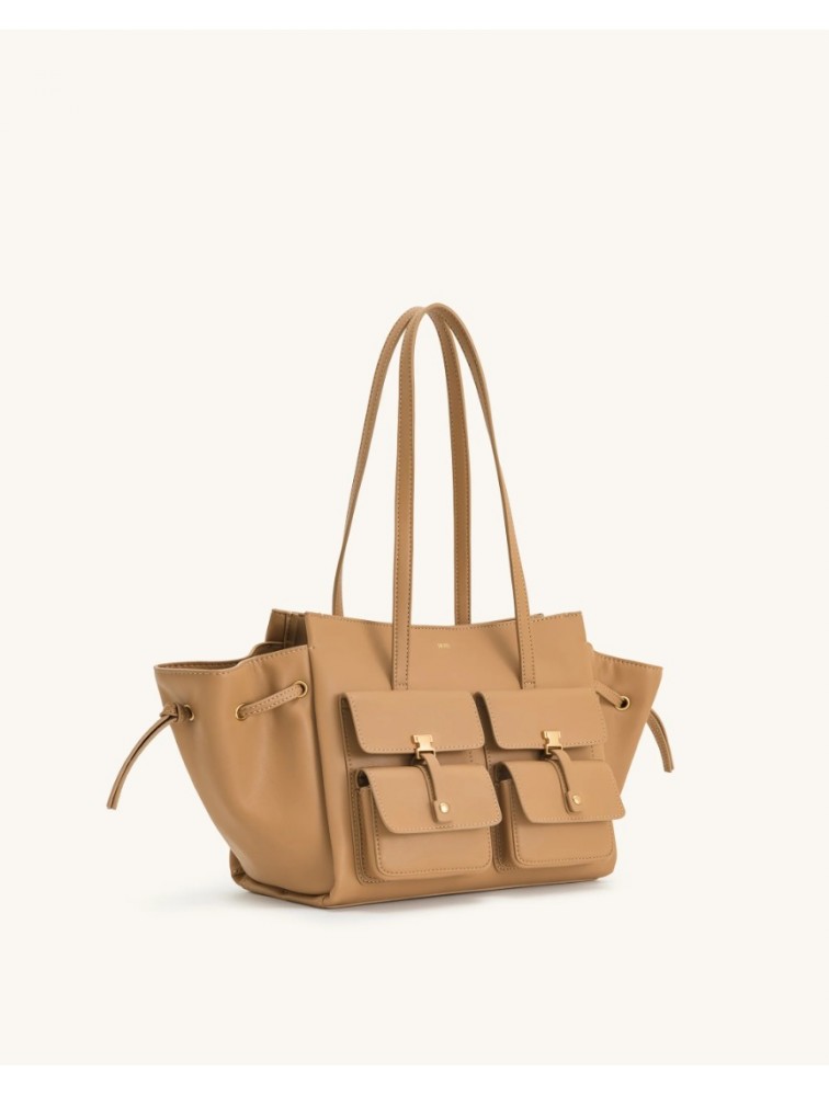 JW PEI Linda Tote Bag - Latte Color Μπεζ Tote Τσάντα