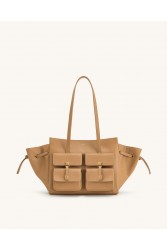 JW PEI Linda Tote Bag - Latte Color Μπεζ Tote Τσάντα
