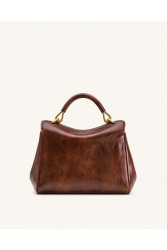 JW PEI Lucia Classic Top Handle Bag - Coffee Brown Καφέ Τσάντα Χειρός