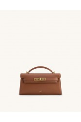 JW PEI Noor Top Handle Bag - Brown Καφέ Τσάντα Χειρός