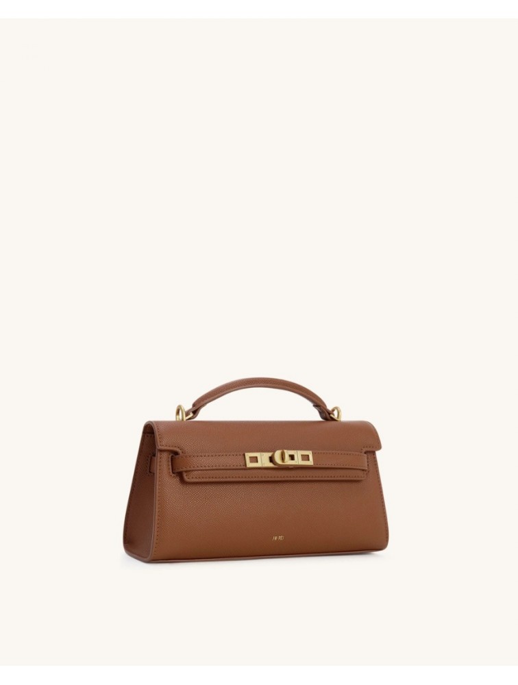 JW PEI Noor Top Handle Bag - Brown Καφέ Τσάντα Χειρός