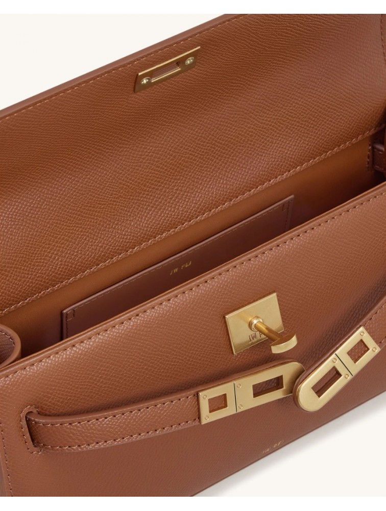 JW PEI Noor Top Handle Bag - Brown Καφέ Τσάντα Χειρός