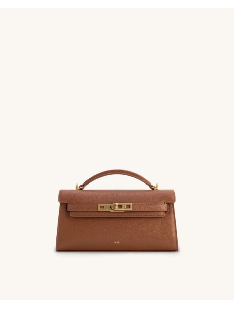 JW PEI Noor Top Handle Bag - Brown Καφέ Τσάντα Χειρός
