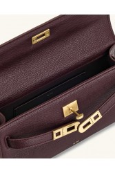 JW PEI Noor Top Handle Bag - Deep Burgundy Μπορντώ Τσάντα Χειρός