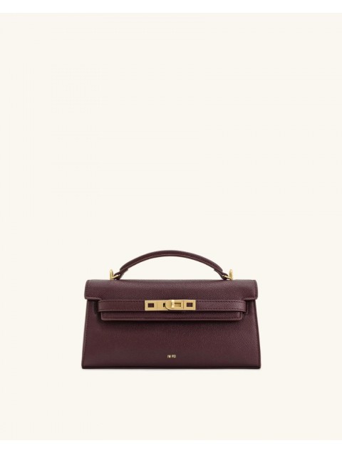 JW PEI Noor Top Handle Bag - Deep Burgundy Μπορντώ Τσάντα Χειρός