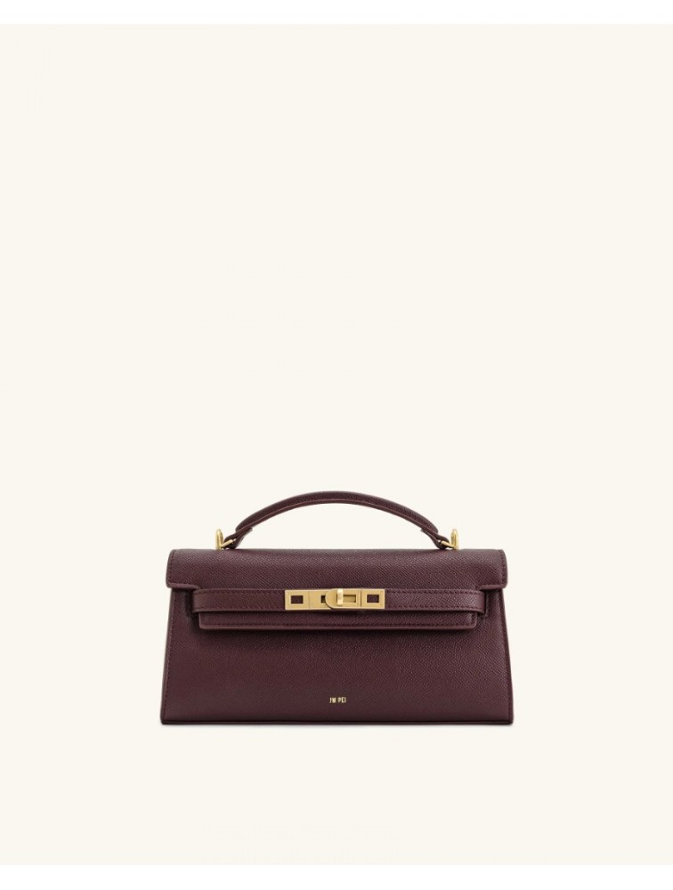 JW PEI Noor Top Handle Bag - Deep Burgundy Μπορντώ Τσάντα Χειρός