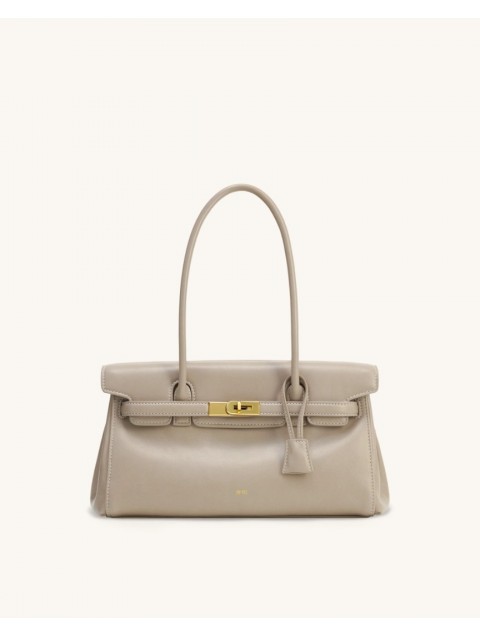 JW PEI Yara  Shoulder Bag  - Gray Apricot Γκρι Τσάντα Ώμου