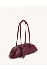 JW PEI Zora Shoulder Bag - Deep Claret Μπορντώ Τσάντα Ώμου