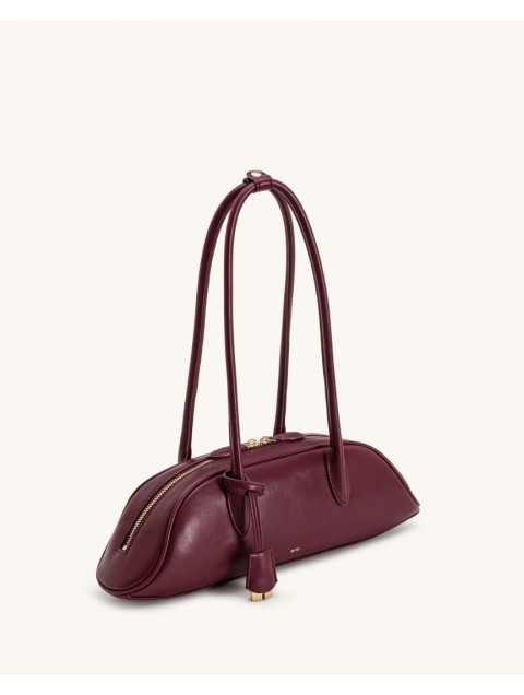 JW PEI Zora Shoulder Bag - Deep Claret Μπορντώ Τσάντα Ώμου