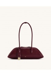 JW PEI Zora Shoulder Bag - Deep Claret Μπορντώ Τσάντα Ώμου