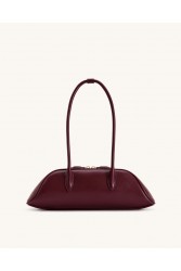 JW PEI Zora Shoulder Bag - Deep Claret Μπορντώ Τσάντα Ώμου