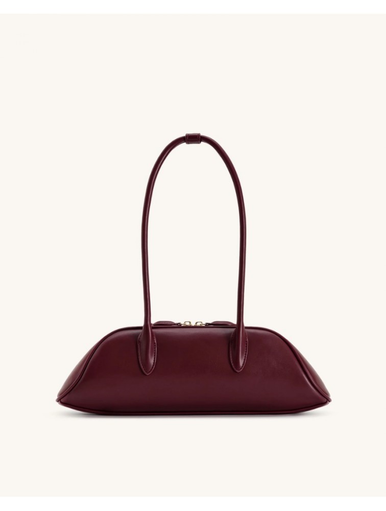JW PEI Zora Shoulder Bag - Deep Claret Μπορντώ Τσάντα Ώμου