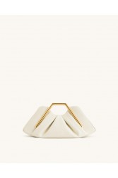 JW PEI  Lila Metal Frame Clutch - Ivory Εκρού Τσάντα Χειρός με Μεταλλικά Στοιχεία