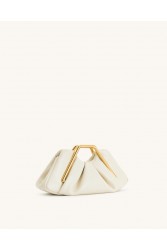 JW PEI  Lila Metal Frame Clutch - Ivory Εκρού Τσάντα Χειρός με Μεταλλικά Στοιχεία