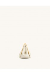 JW PEI  Lila Metal Frame Clutch - Ivory Εκρού Τσάντα Χειρός με Μεταλλικά Στοιχεία