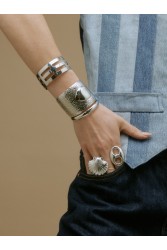 KALEIDO VERANO RING(SILVER) Ασημένιο δαχτυλίδι από επάργυρο ορείχαλκο