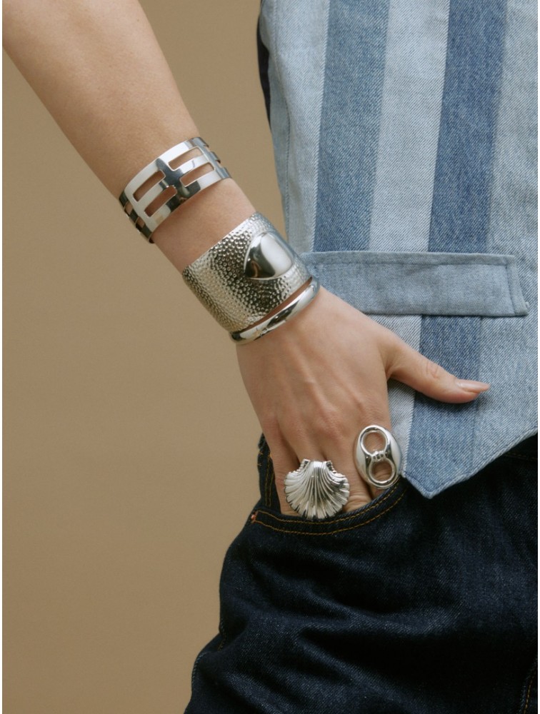 KALEIDO VERANO RING(SILVER) Ασημένιο δαχτυλίδι από επάργυρο ορείχαλκο
