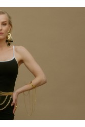 KALEIDO FRANCESCA BELT/NECKLACE Χρυσή Ζώνη/ Κολιέ από ορείχαλκο επιχρυσωμένο 24 καρατίων
