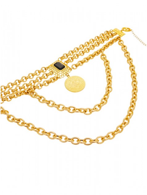 KALEIDO FRANCESCA BELT/NECKLACE Χρυσή Ζώνη/ Κολιέ από ορείχαλκο επιχρυσωμένο 24 καρατίων 