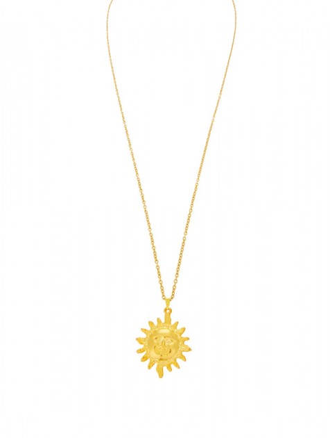KALEIDO LANGA NECKLACE (GOLD) Χρυσό κολιέ από ορείχαλκο επιχρυσωμένο 24 καρατίων