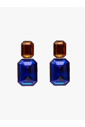 KALEIDO PRISCILLA Earrings Σκουλαρίκια από ορείχαλκο επιχρυσωμένο 24 καρατίων